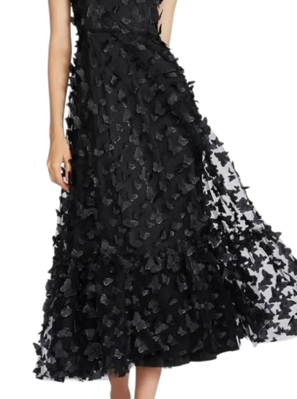 🦋💃Betsey Butterfly Corset Maxi Dress Black - EPC Size Small